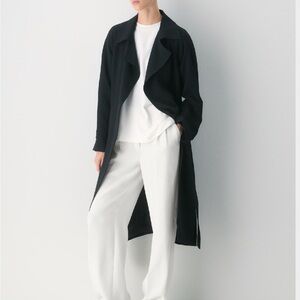 Aritzia Black Splendor Trench Coat